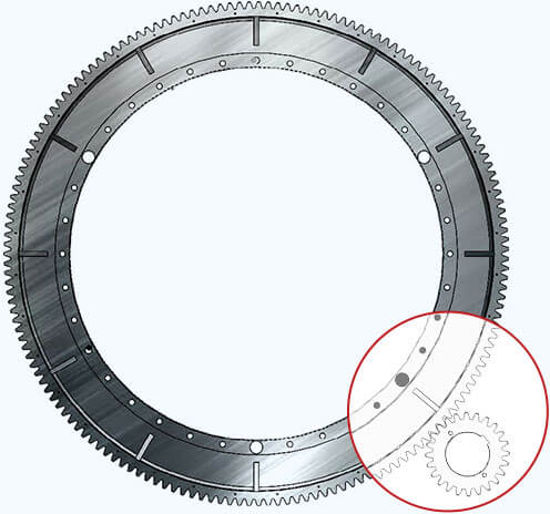 大小齒輪噴霧潤滑系統