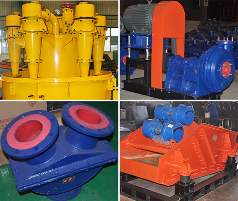 鑫海自主研發(fā)的泵閥旋流器脫水篩