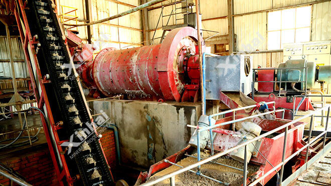 鎢礦選礦磨礦分級作業